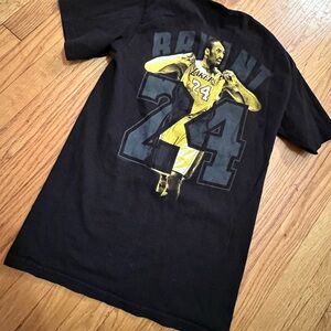 Kobe Bryant 24 Lakers Black Mamba Tee